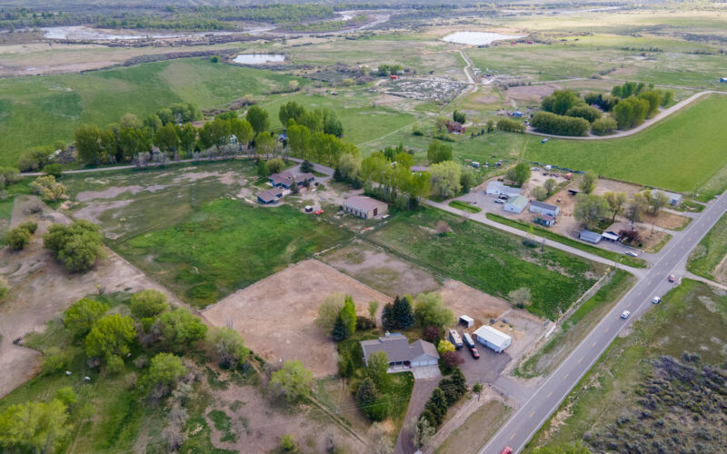 6659 Riverview property view looking sw green